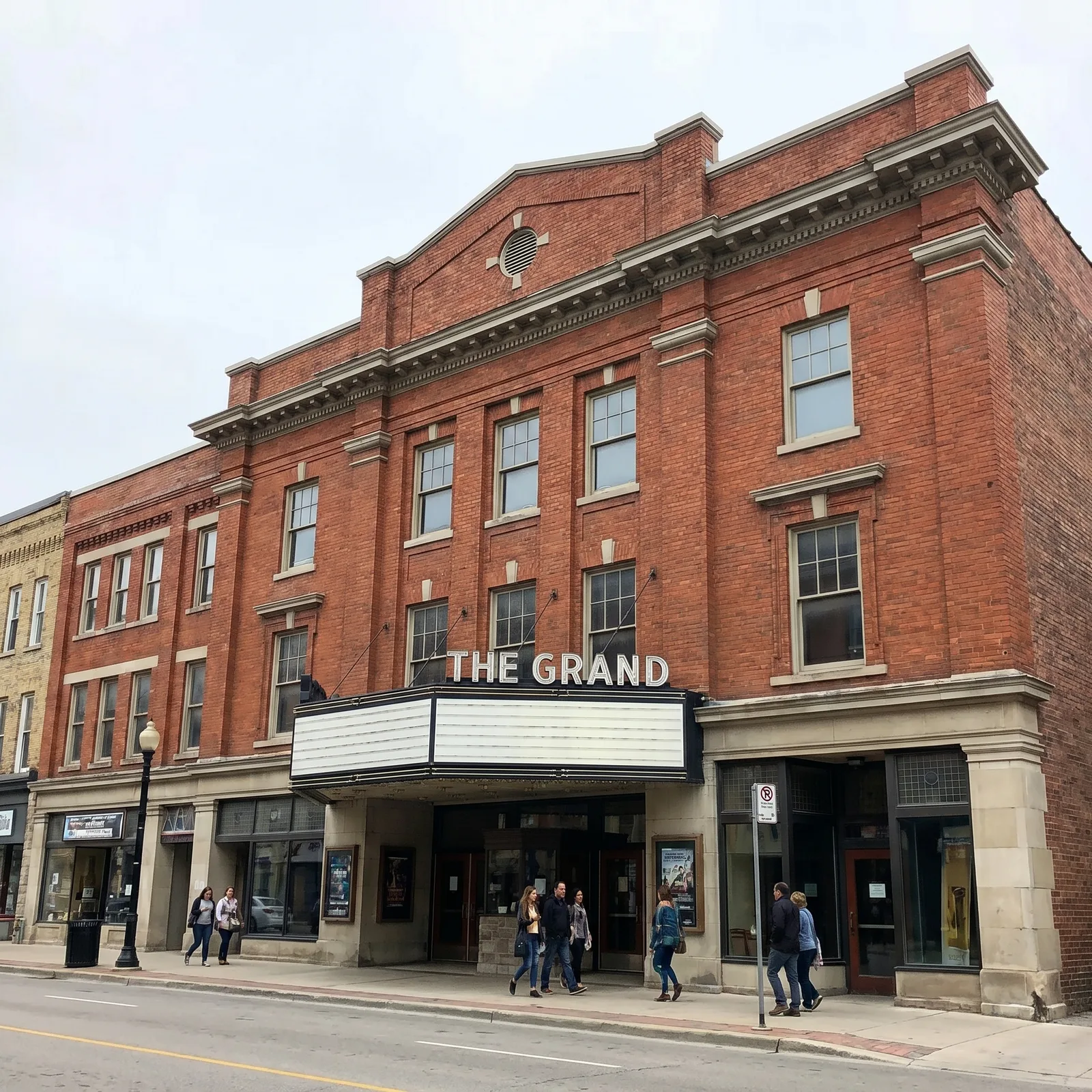 The Grand Theatre building in downtown Oshawa